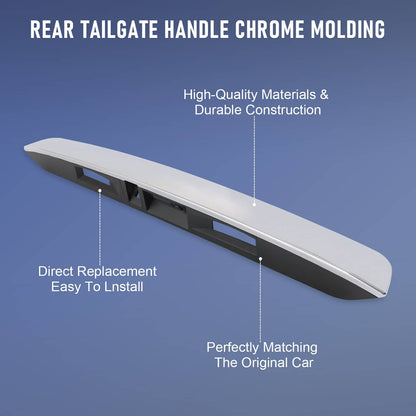 Solidspare Chrome Rear Lift Gate Handle Trim Moulding For 2013-2020 Nissan Pathfinder 3.5L