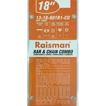 18" GUIDE BAR & CHAIN 3/8LP-050-62DL REPL OEM 540394 180DGEA041
