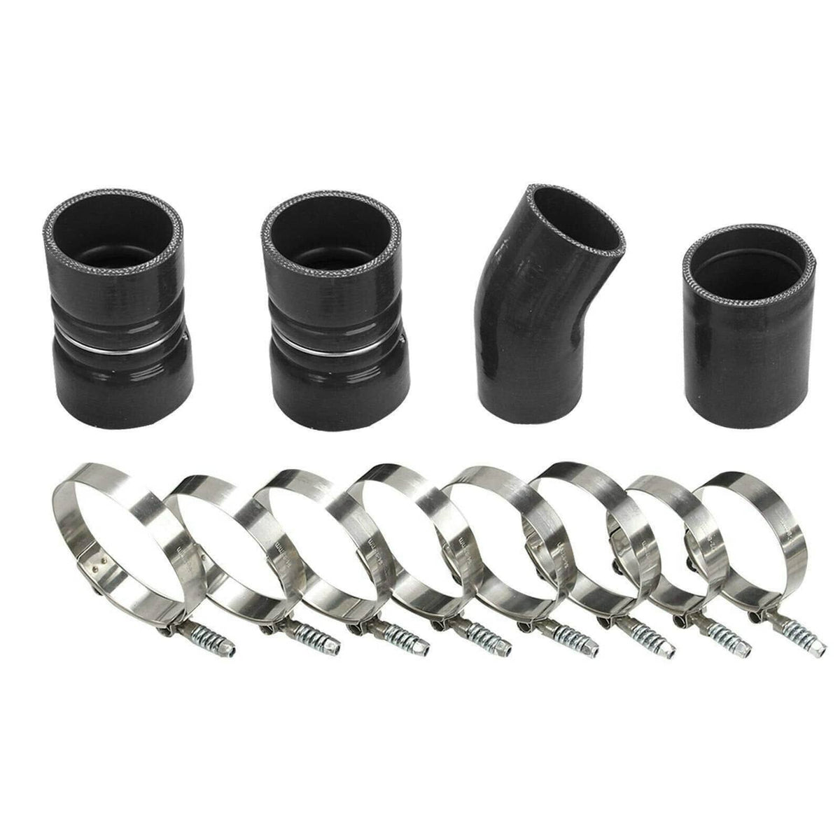 Solidspare Silver Intercooler Pipe & Boot Kit for 2003-2007 Ford 6.0L Powerstroke Diesel