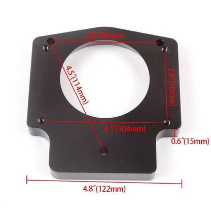 Solidspare 92MM Throttle body+TPS IAC+Adapter Plate For Chevy GM Gen III LSX LS LS1 LS2 LS7
