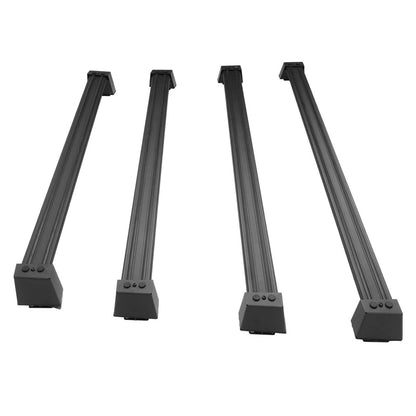 Solid Spare For Tesla Cybertruck 2024-Up Roof Rack Cross Bar Luggage Cargo Carrier 4 Pack