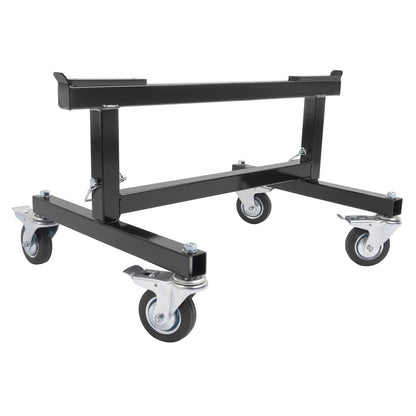 Solid Spare 2PCS 16-20in Adjustable Chassis Stand Sprint Midget Car Locking Casters Black