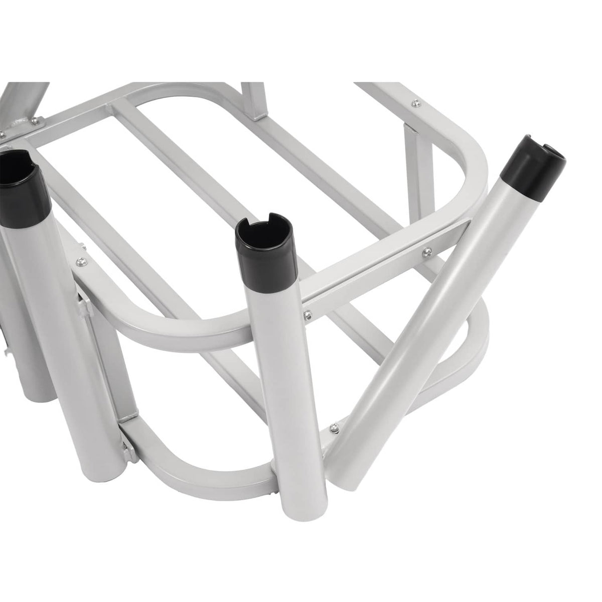 Solid Spare Heavy Duty Fishing Rod Rack Rod Holder 2" Receiver Hitch Mount w/Notch Caps