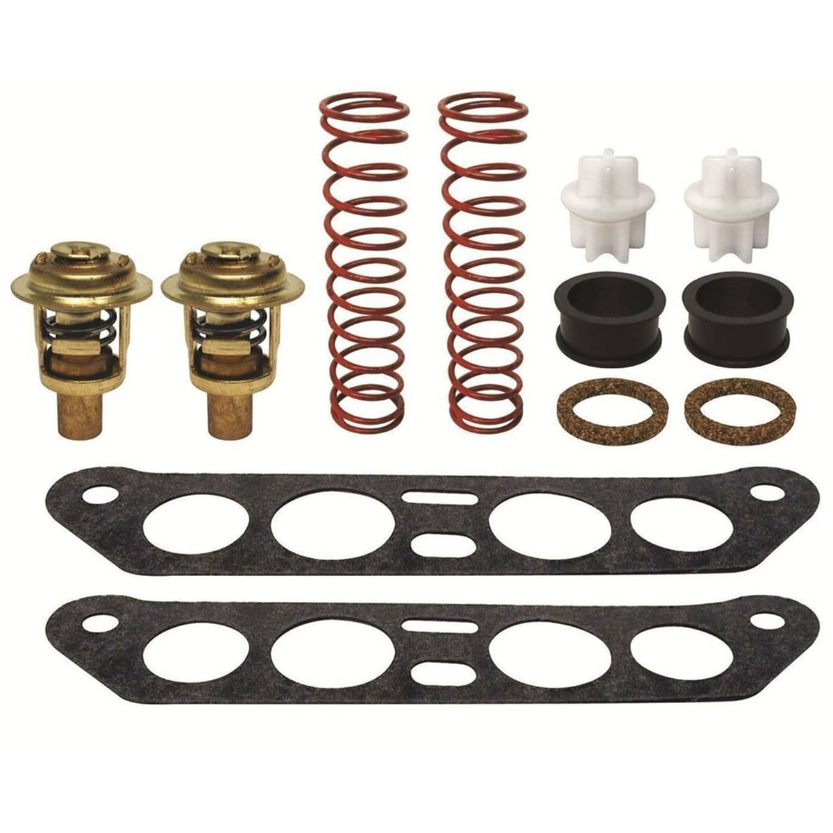 Solid Spare For Johnson Evinrude 18-3673 340975 340976 B4B2658A Thermostat Kit New