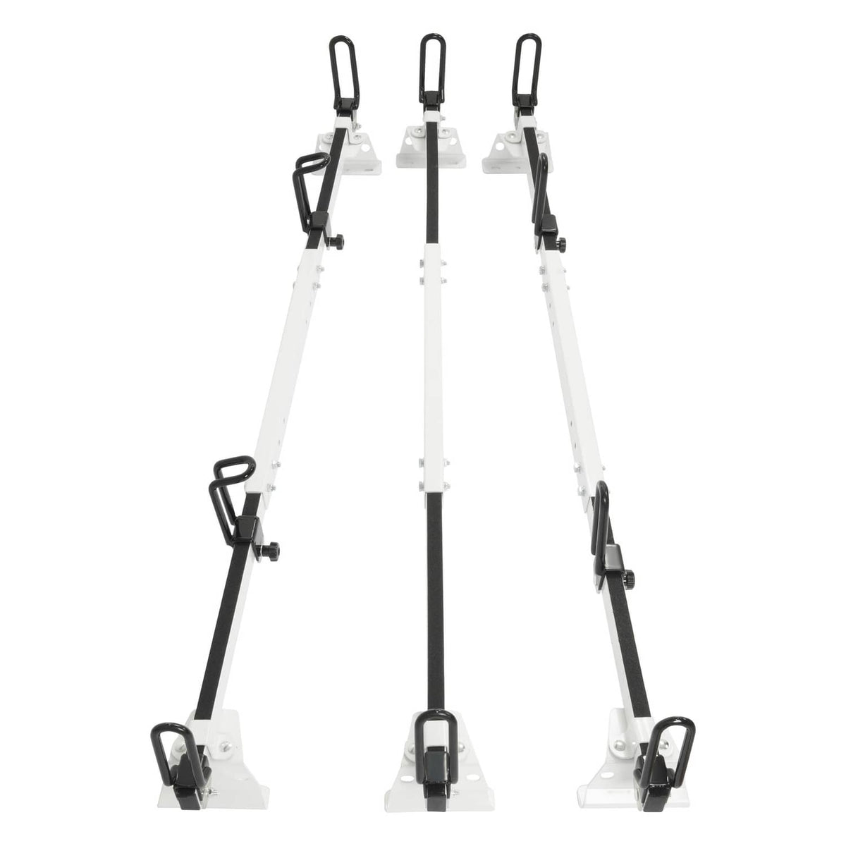 Solid Spare 3-Bars Cargo Van High Ladder Roof Rack For Nissan NV 1500 2500 3500 750 lbs