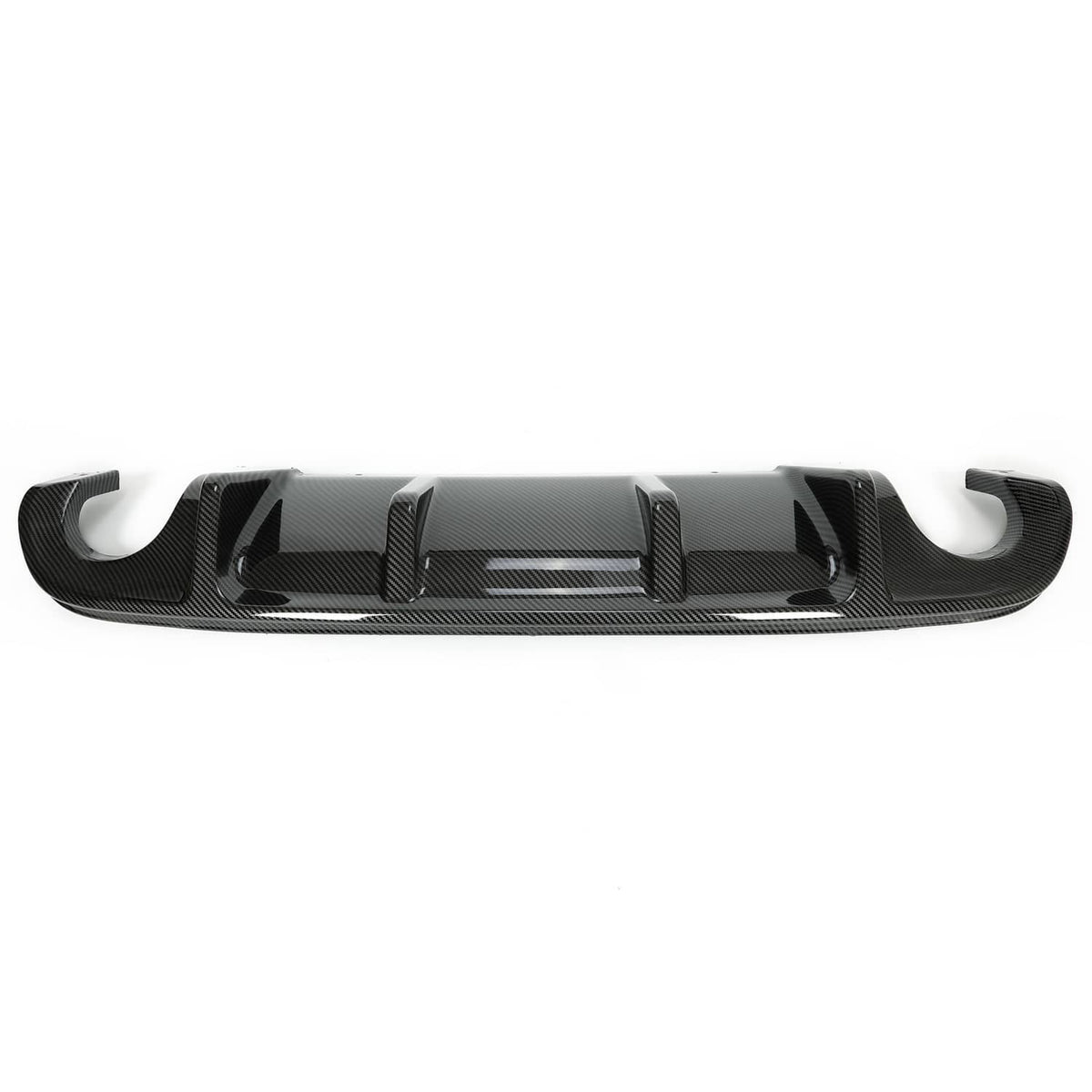Solid Spare Rear Lip For 2014-2017 Infiniti Q50 Bumper Diffuser Wing Carbon Fiber Style