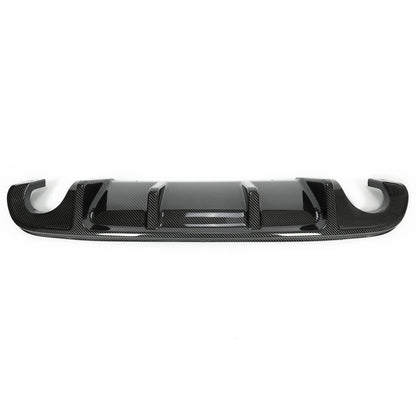 Solid Spare Rear Lip For 2014-2017 Infiniti Q50 Bumper Diffuser Wing Carbon Fiber Style