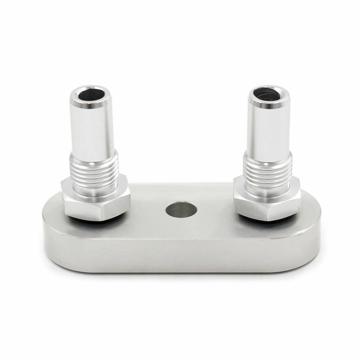 Solidspare Transmission Cooler Line Adapter Plate with 6AN Fittings Seal 6L80E 6L90E 8L90E
