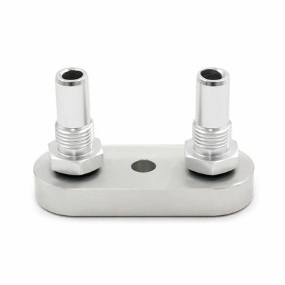 Solidspare Transmission Cooler Line Adapter Plate with 6AN Fittings Seal 6L80E 6L90E 8L90E