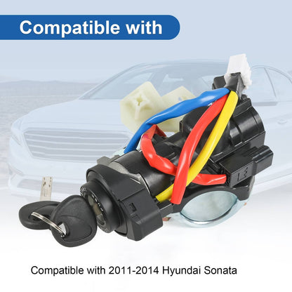 Solidspare Ignition Lock Switch Assembly with Keys For Hyundai 81900-3SA00 819003SA00