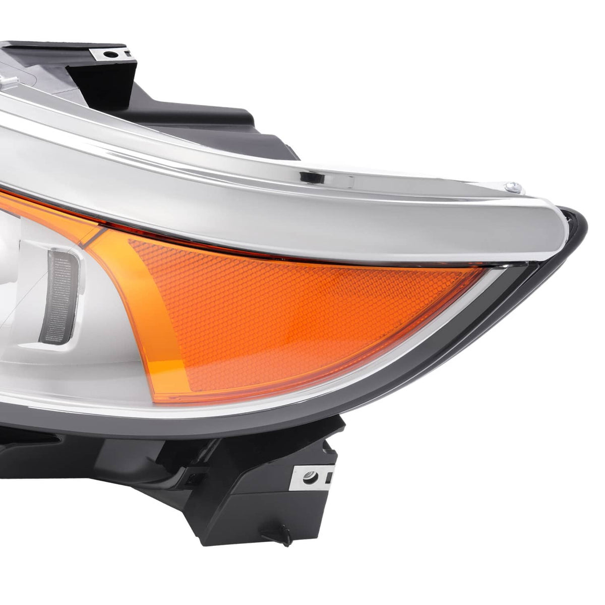 Solid Spare Left Driver Side For Ford Edge 2011-2014 Headlight Lamp W/Bulb 5 Pins Projector
