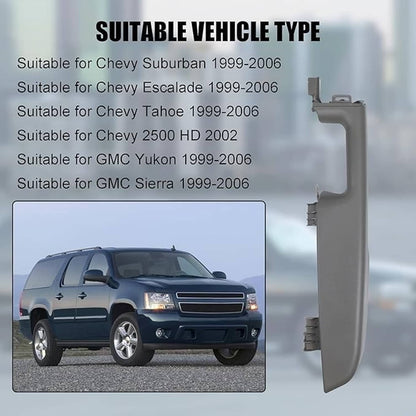 Solidspare Front Driver Left Side Door Armrest Handle for 1999-2006 Select Chevrolet/GMC