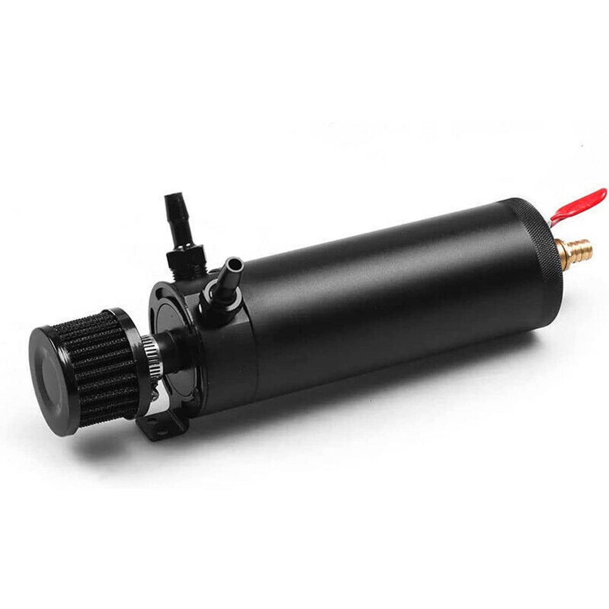 Solidspare Universal 750ML Oil Catch Can Kit Oil Separator Large Baffled Reservoir Tank New