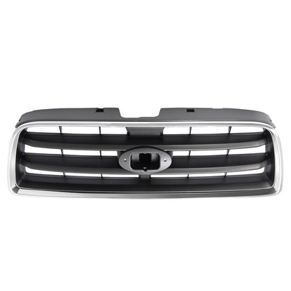 Solid Spare For Subaru Forester 2003-2005 Front Chrome Shell w/ Gray Insert Grille Grill