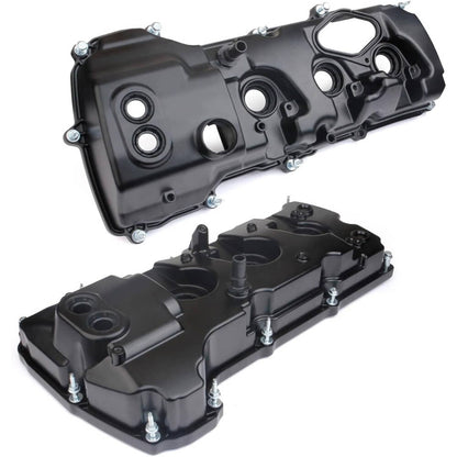Solidspare 2x Aluminum Engine Valve Cover Kit For Ford F-150 3.5L V6 2013-2016 BL3Z-6582-H