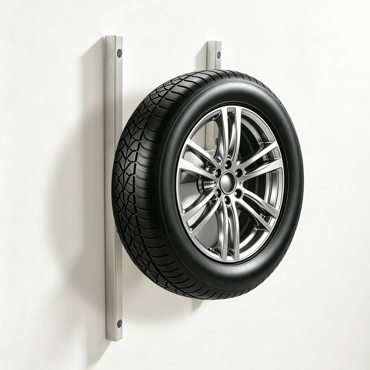 Solidspare Aluminum H-Mount Trailer Spare Tire Carrier For 6-Lug Wheels w/Mounting Hardware