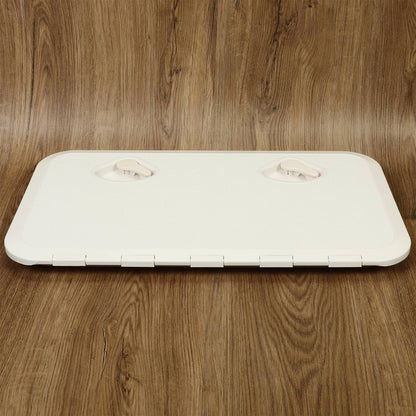 Solidspare 2X MARINE BOAT Deck Access HATCH & LID 24" X 14" RV Storage ( White, ABS )