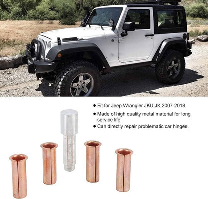 Solidspare Door Hinge Pin Liners Bushings Kits Removal Tool For 2007-2018 Jeep Wrangler JK