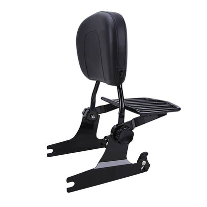 Solidspare For Harley Sportster 883 XL 1200 Custom 94-03 Backrest Sissy Bar & Luggage Rack