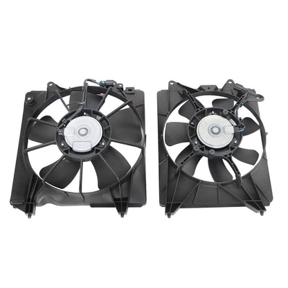 Solidspare AC Condenser and Radiator Cooling Fan Assembly Fit For 2016 2017 2018 Honda HR-V