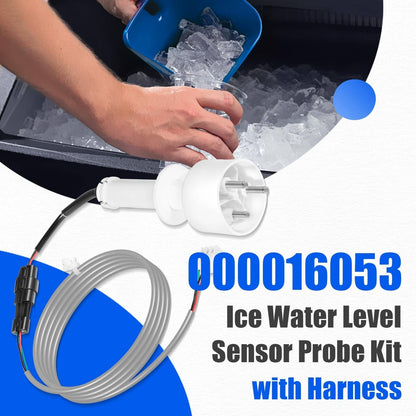 Solidspare 000016053 Ice Water Level Sensor Probe Kit with Harness for Manitowoc Ice Maker