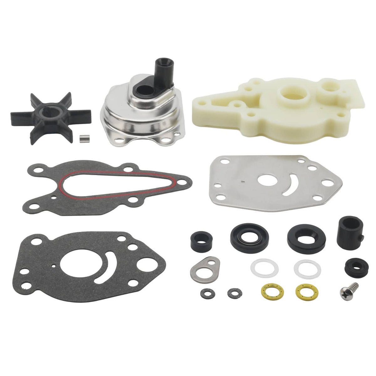 Solid Spare 46-42089A5 Water Pump Service Kit for Mercury 6 8 9.9 10 13.5 15HP Boat Motor