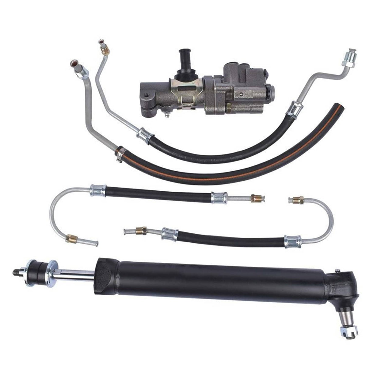 Solidspare For 1963-1979 Corvette Power Steering Valve Cylinder Ram Hose Kit NO CORES C2 C3