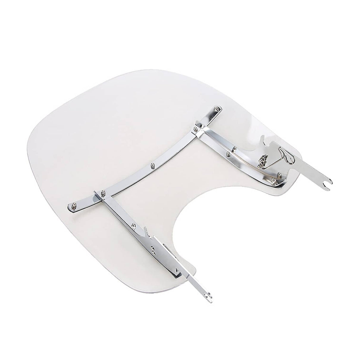 Solidspare 28'' x 22'' Detachable Quick Release Windshield For Harley Road King 94-24 Clear