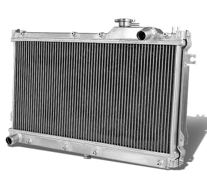 Solidspare 2 Row 40mm Core Racing Radiator Bolt On For 1990-97 Mazda Miata MX5 MT Aluminum