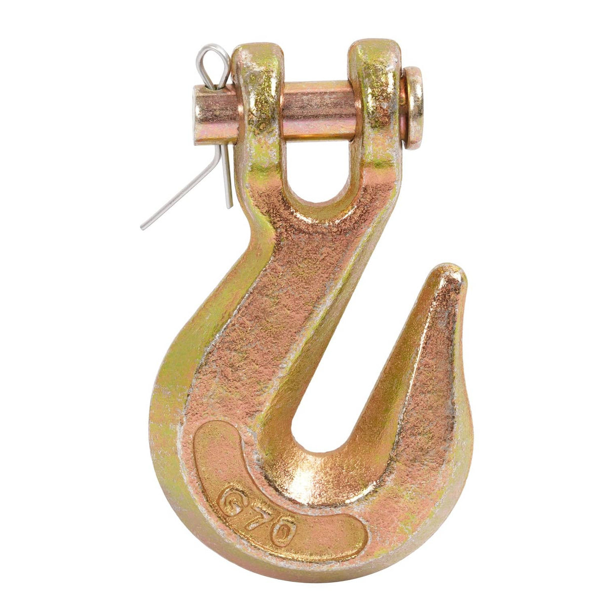 Solid Spare 10 Pack G70 3/8'' Clevis Grab Hook Tow Chain Hook Tie Down Flatbed Truck Trailer