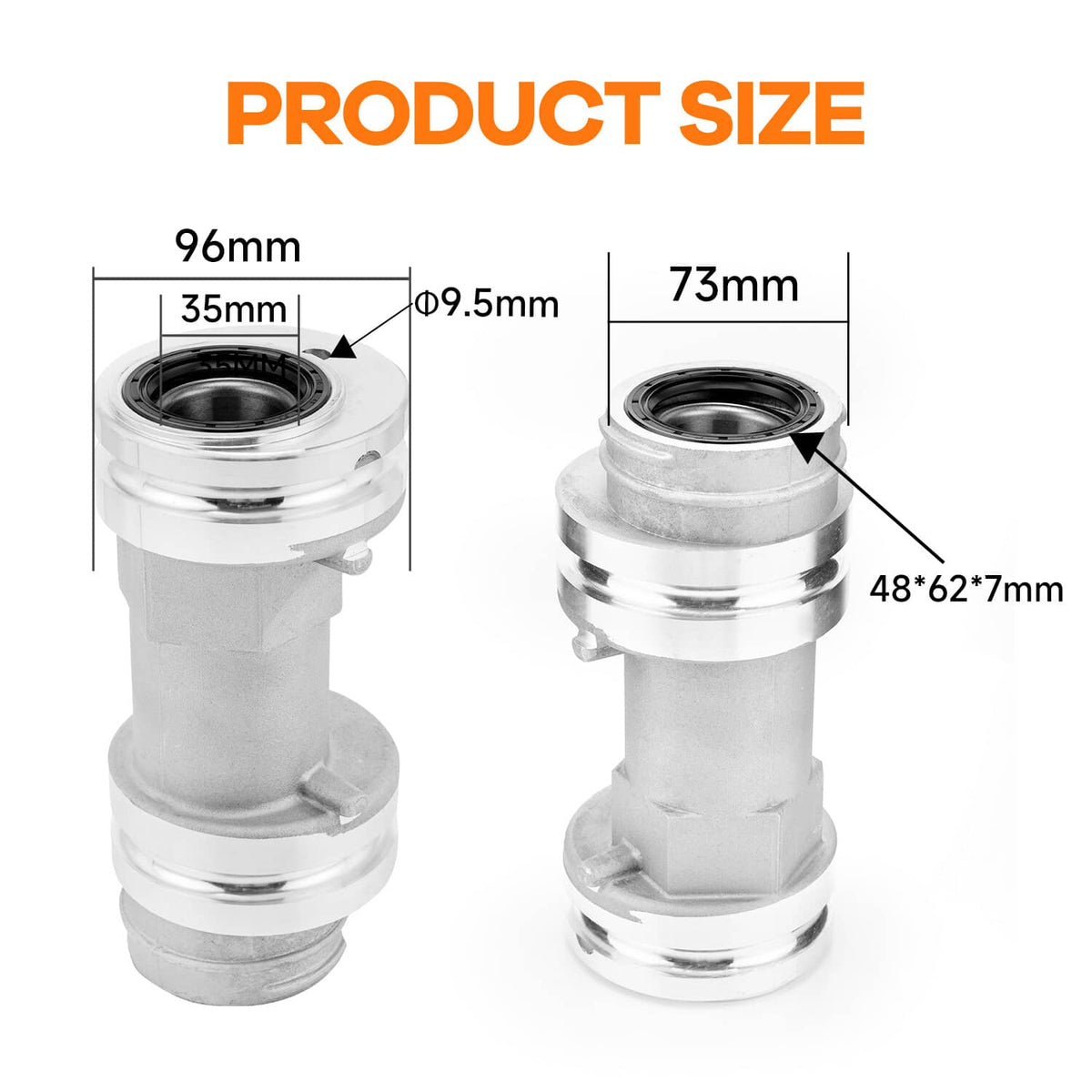 Solidspare For Polaris Trail Blazer 330 2008-2013 Rear Axle Bearing Housing Carrier Hub