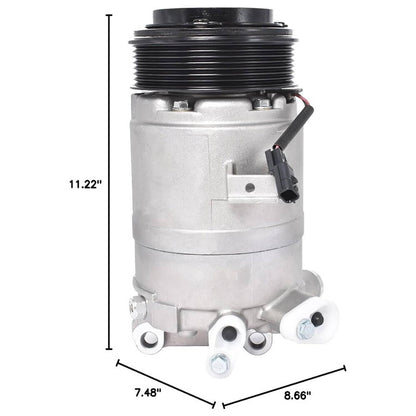Solidspare A/C Compressor For 09-14 Nissan Maxima Murano Quest 14-19 Infiniti QX60 7 Groove