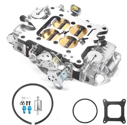 Solidspare 750 CFM Billet Aluminum 4 Barrel Double Pumper Race Carburetor BR-67200 Gasoline