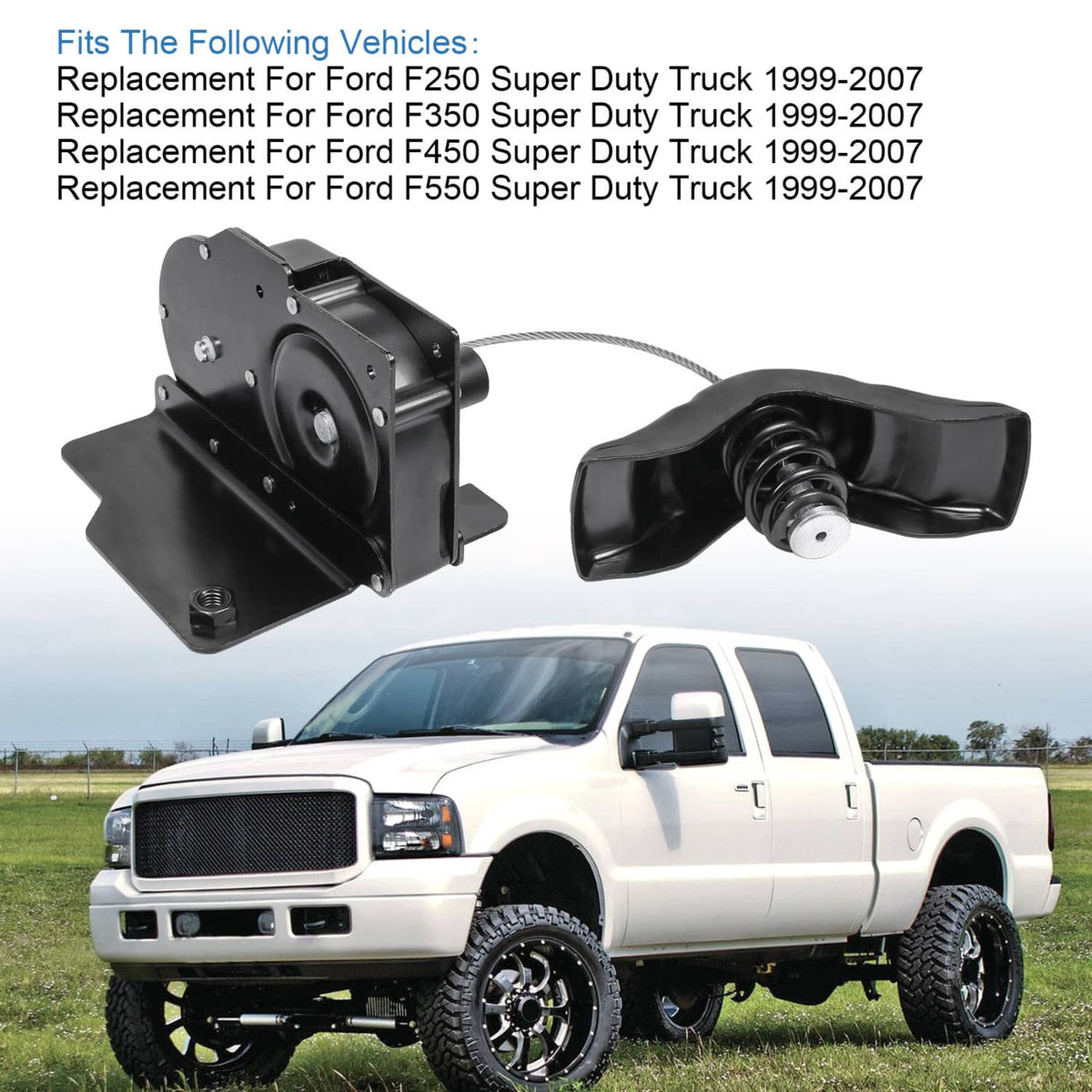 Solidspare Spare Tire Carrier Hoist Winch For Ford F-250 F-350 F-450 Super Duty 1999-2007