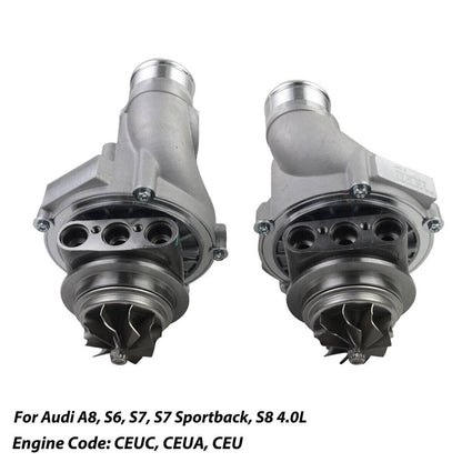 Solidspare Turbo Turbocharger Compressor CHRA Core Set For Audi S6 S7 A8 S8 4.0L CEUC CEUA