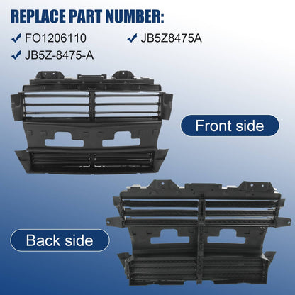 Solidspare Radiator Shutter W/ Motor Assembly For 2013-2019 Ford Explorer JB5Z8475A