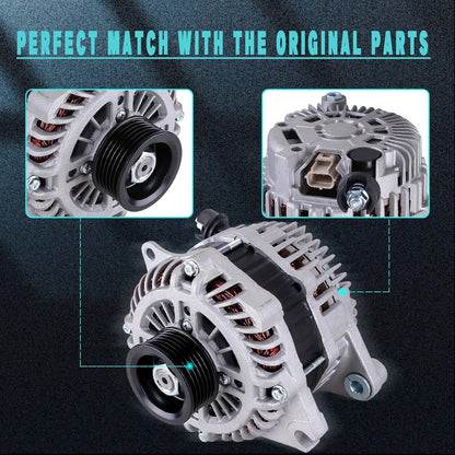 Solidspare Alternator For 2007-2014 Ford Edge 2008-2012 Taurus 2007-2012 Lincoln MKZ 3.5L