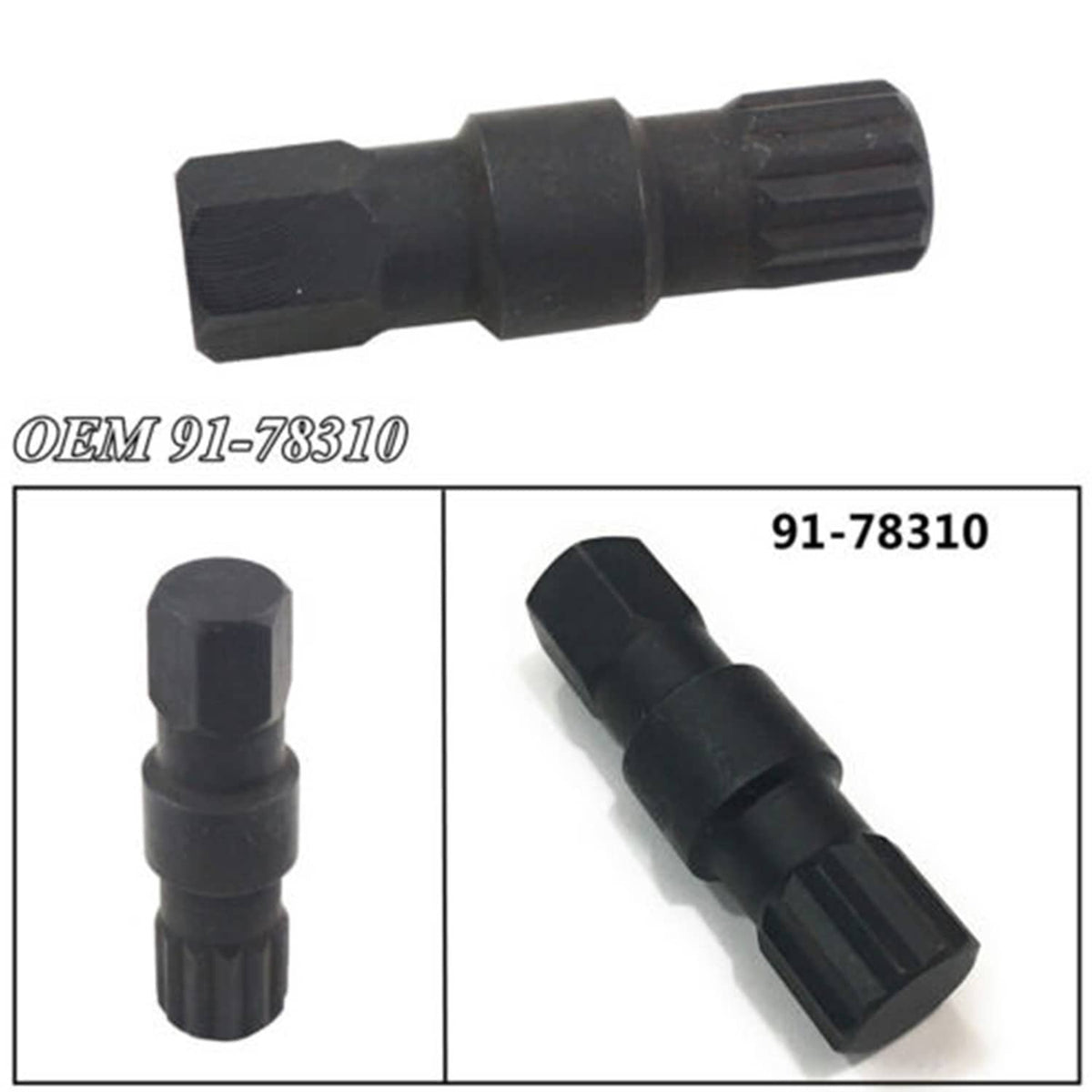 Solid Spare Hinge Pin Tool for Mercruiser Gimbal Housing Pivot Pin replaces 18-9861 91-78310