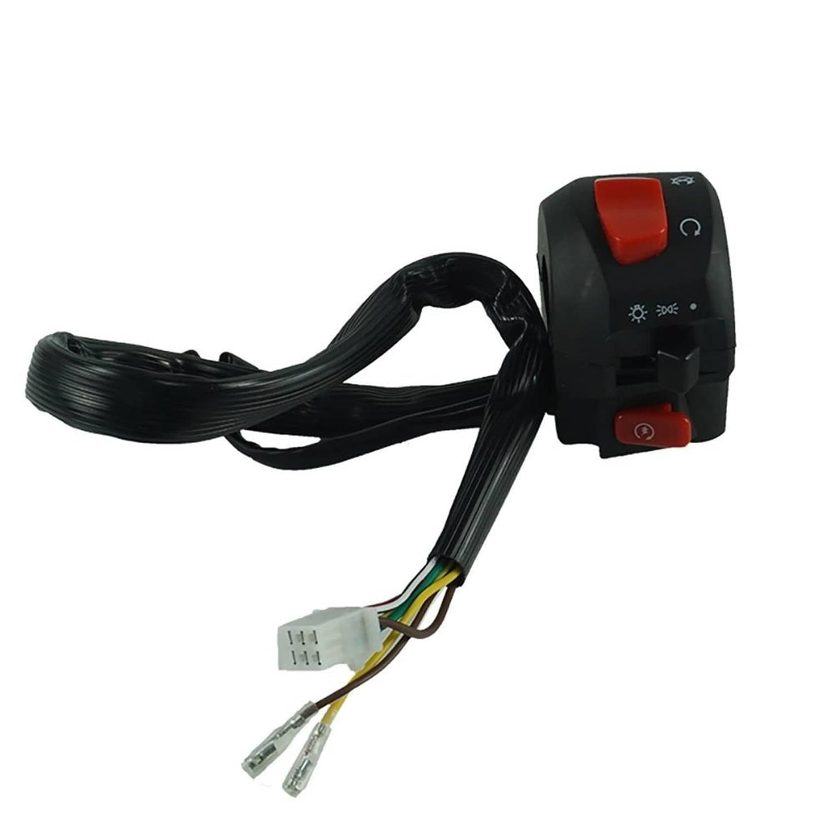 Solidspare 7/8" Motorcycle Handlebar Electrical  Control Switch for Horn Turn Signal Start