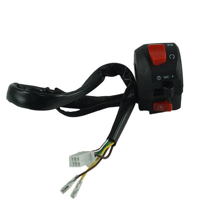 Solidspare 7/8" Motorcycle Handlebar Electrical  Control Switch for Horn Turn Signal Start