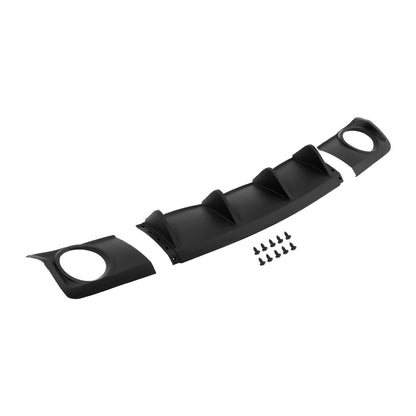 Solid Spare Fits Chevrolet Camaro 2010-2013 Matte Rear Bumper Lip Diffuser Spoiler PP