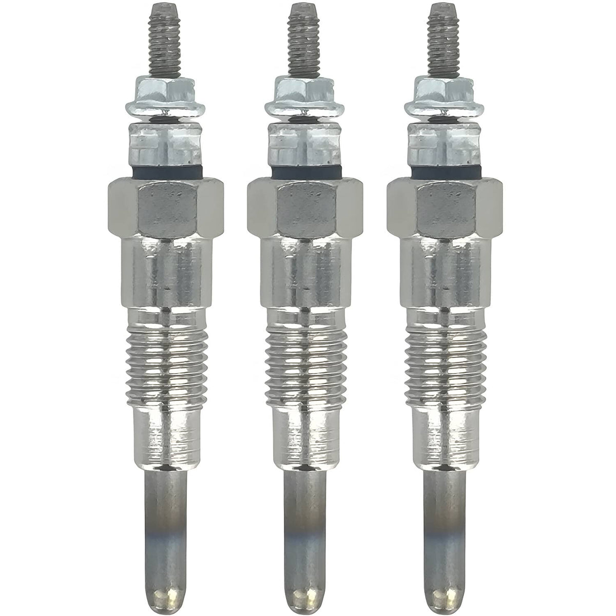 Solid Spare 3X Glow Plug 15951-65511 for Kubota AD70 G3200 G4200 G5200 G6200 KH-35