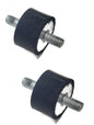 (2) Rubber Isolator Mounts for John Deere 110, 112, 120, 140, 200, 210 Tractors