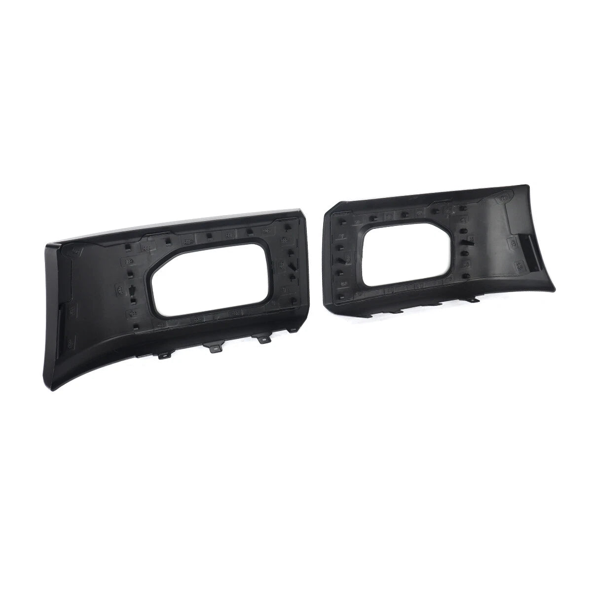 For Ford F-150 2015-2017 Front Upper Grille+Bumper Face Bar End Side Gloss Black
