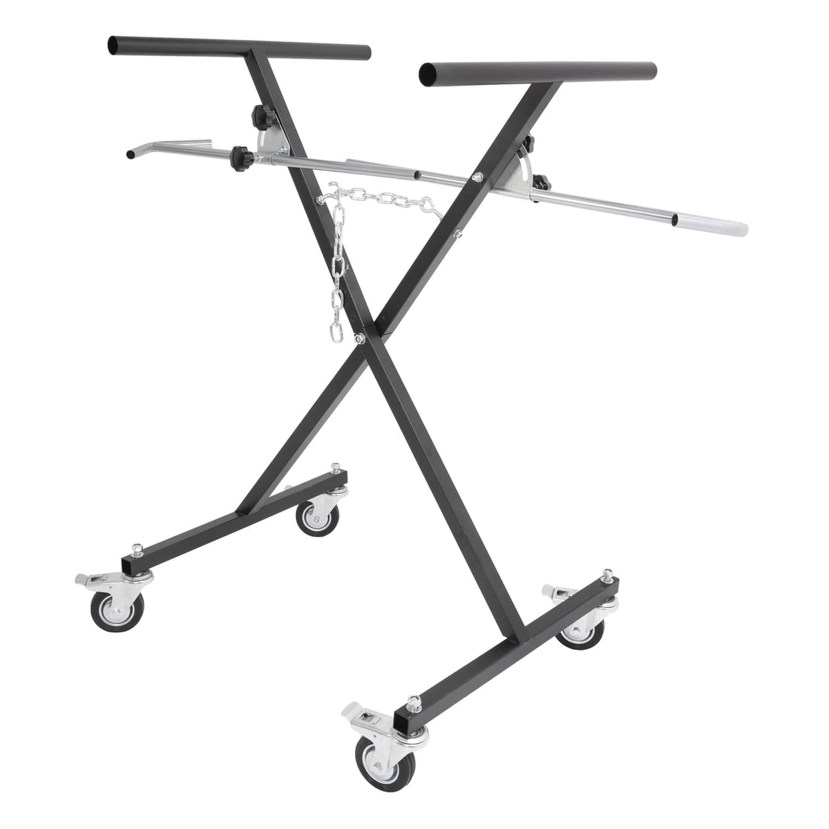 Solid Spare Adjustable Folding Auto Body Bumper Stand Mobile Storage Rack Parts Carts