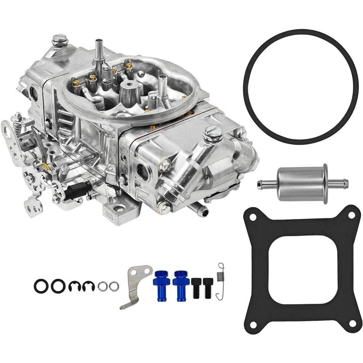 Solidspare Performance Race Carburetor Double Pumper Mechanical 4 Barrel BR-67201 850CFM