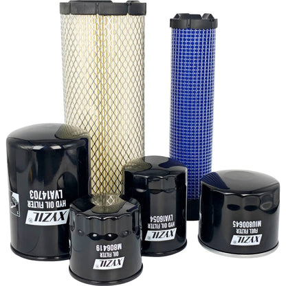 Solid Spare Maintenance Filter Kit LVA21128 for John Deere Tractor Primary Secondary HYD