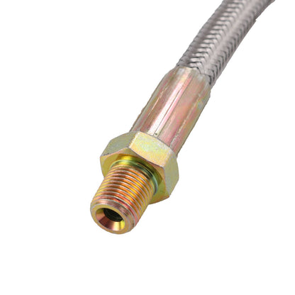 Solidspare 41" TURBO 90 DEGREE OIL FEED LINE KIT T4 T3 T04E T60 T70 GT35 GT45 1/8 NPT -4AN