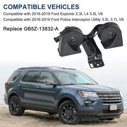 Solidspare High & Low Pitch Horn With Bracket Fits 2016-2019 Ford Explorer 076-004