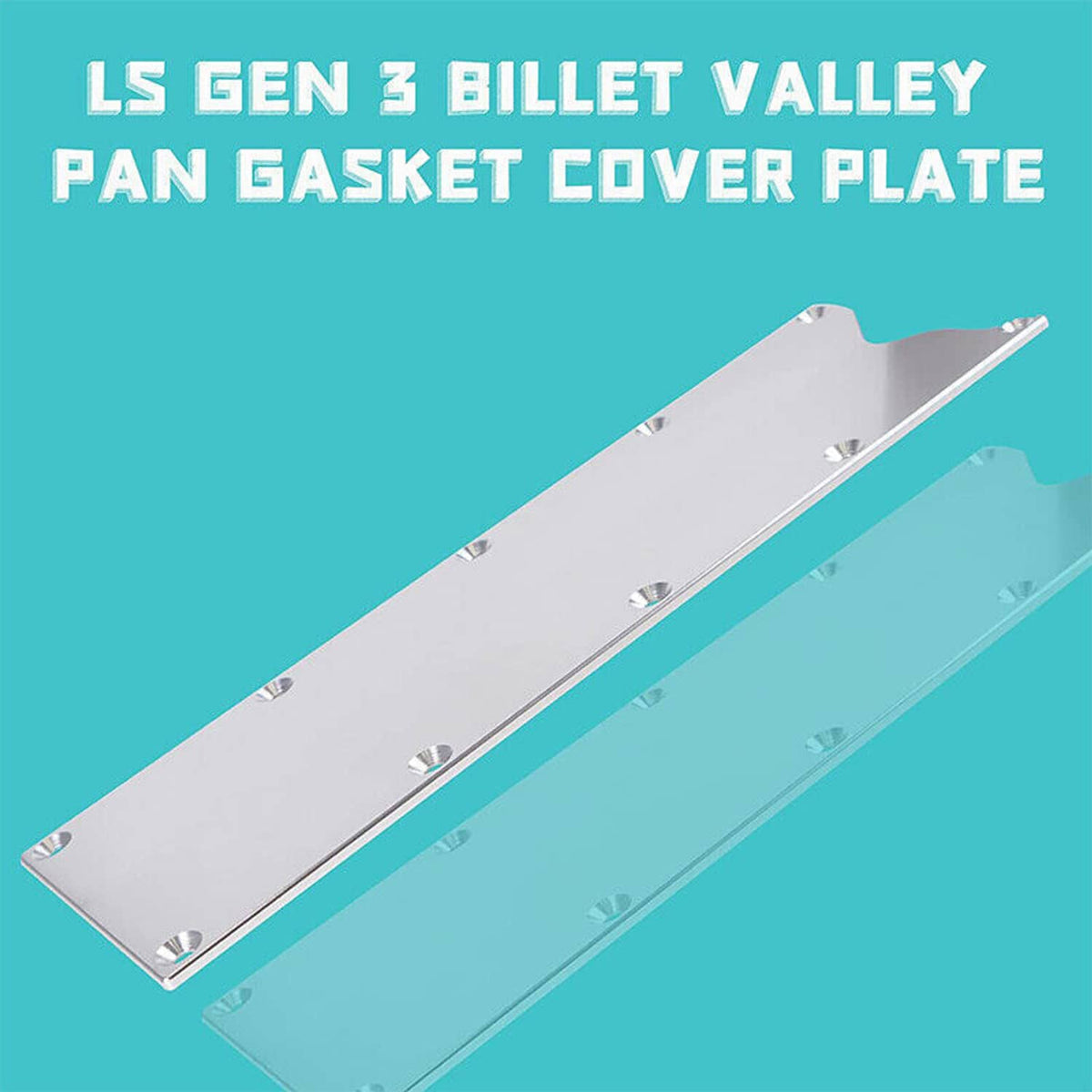 Solidspare For LS Gen III Billet Valley Pan Cover Plate (Knock Sensor Delete) LS6 LS1 Gen 3
